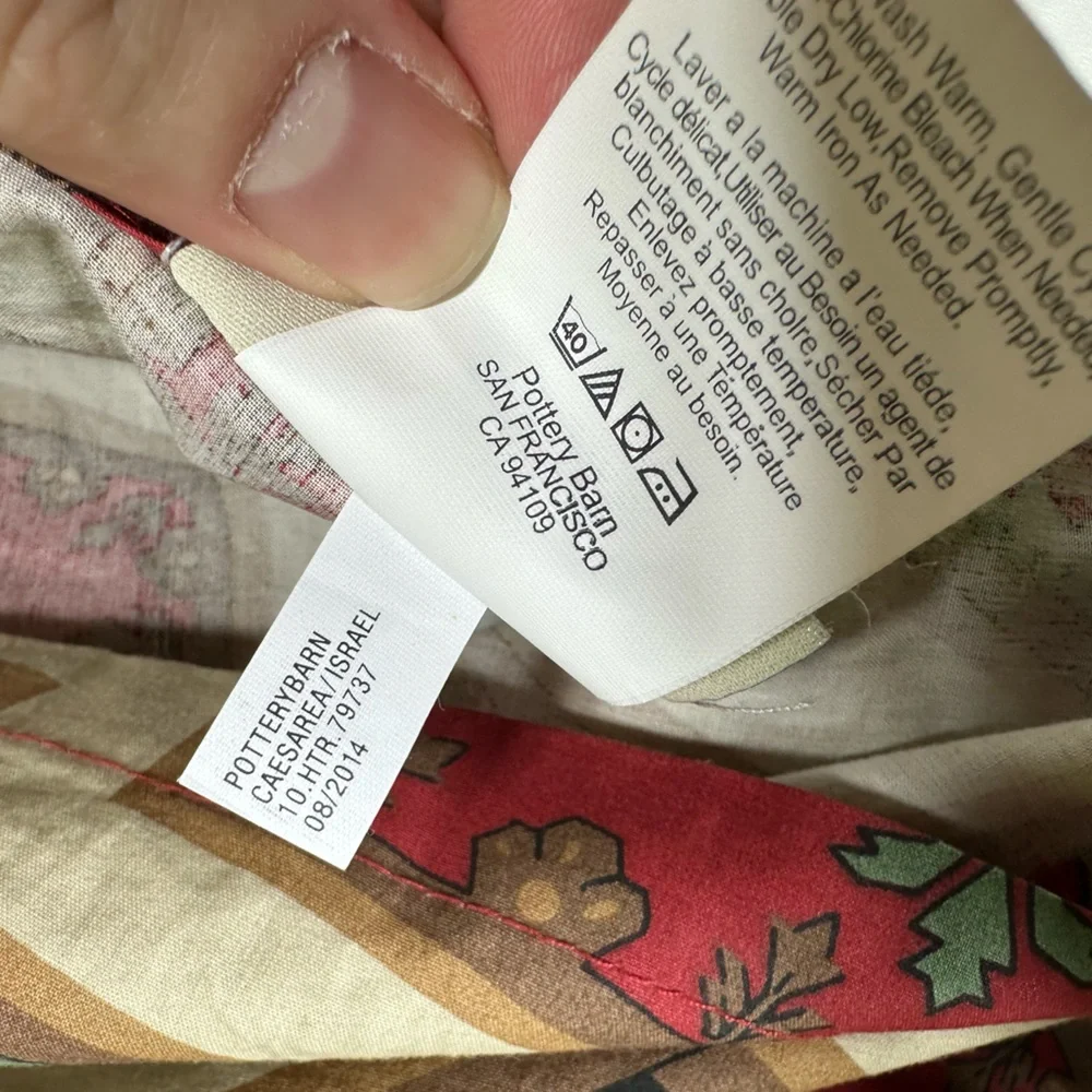 Pottery Barn Ashton Medallion Euro Sham
